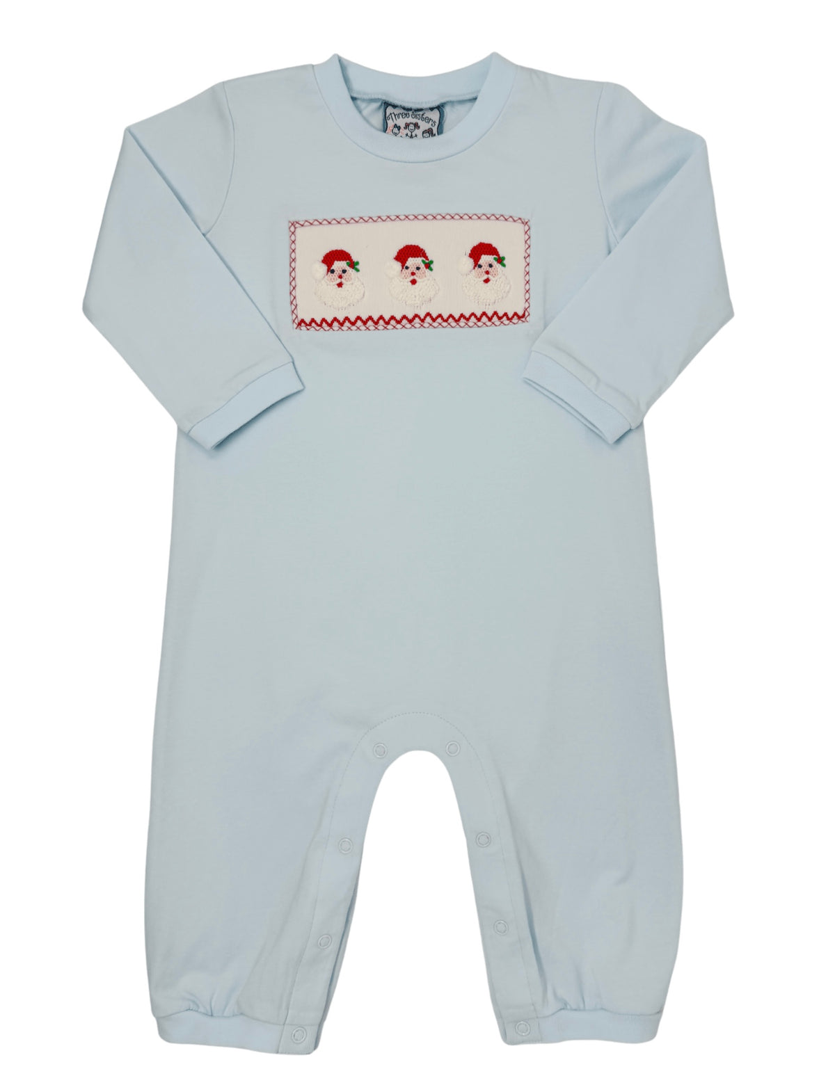 Santa Claus Smocked Boy Romper