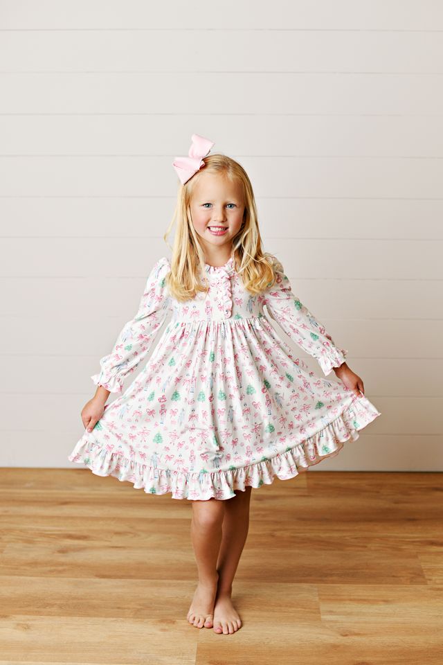 Pink Christmas Butterknit Nightgown