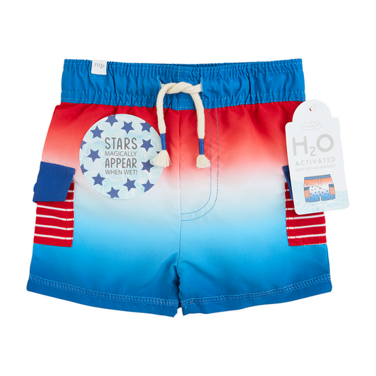 Star Color Change Swim Trunks