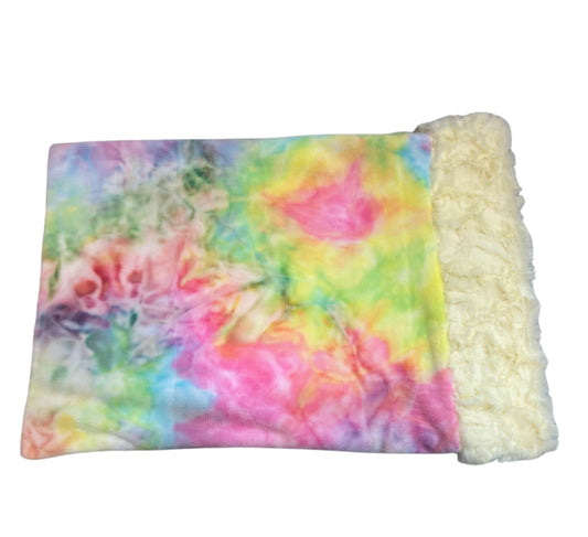 Tie Dye Minky Pillow