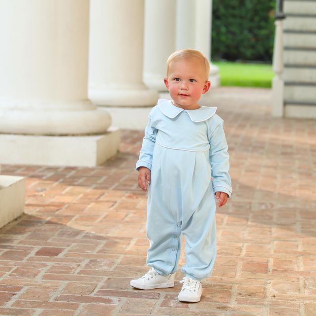 Joseph Romper- Light Blue