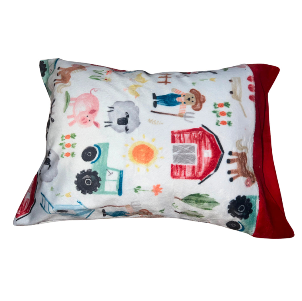 Farm Animals Minky Pillow