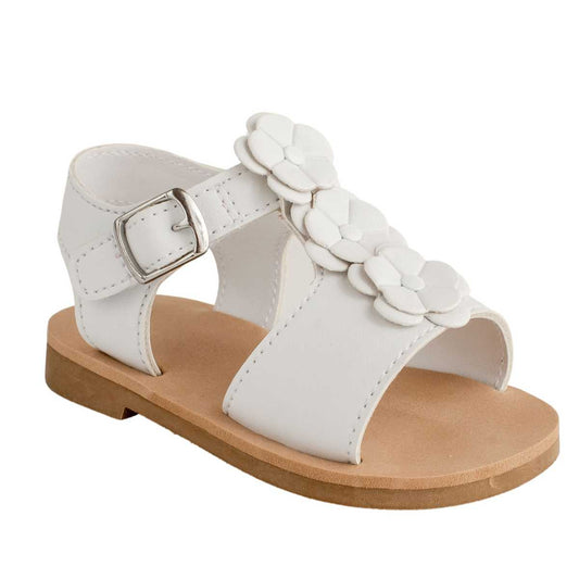 Tammy White Toddler Sandals