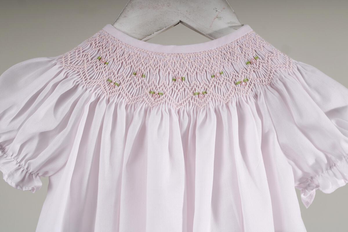 Light Pink Geometric Iris Dress