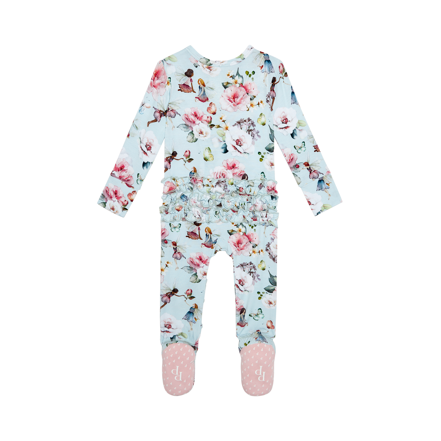 Melinda Ruffled Footie One Piece
