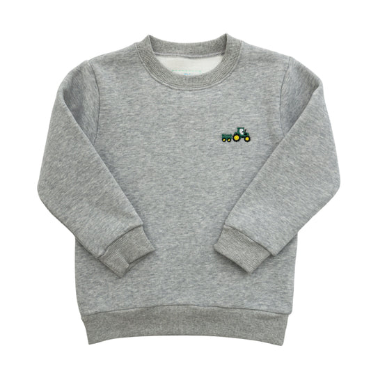 Tractor Time Embroidered Sweatshirt