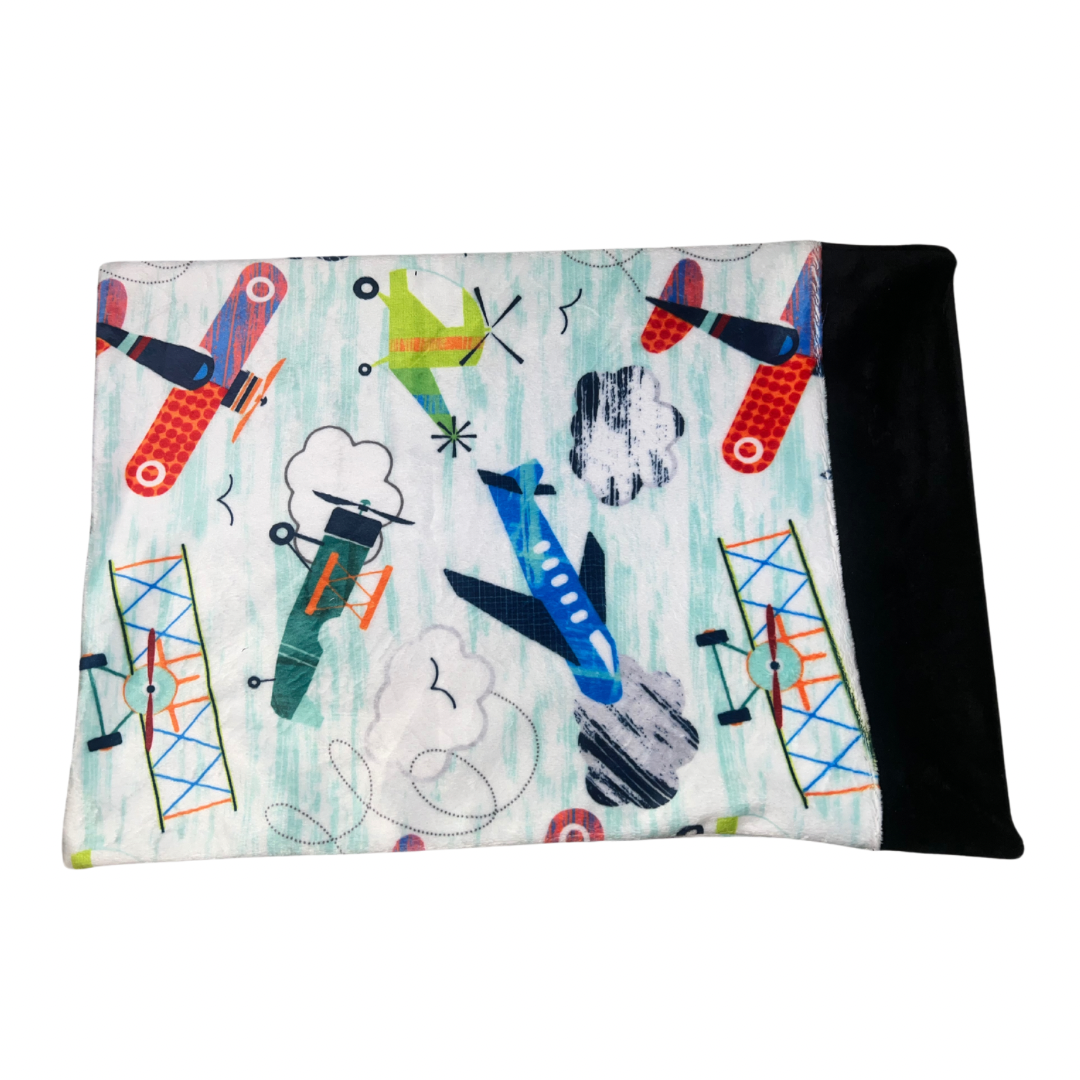 Airplane Minky Pillow