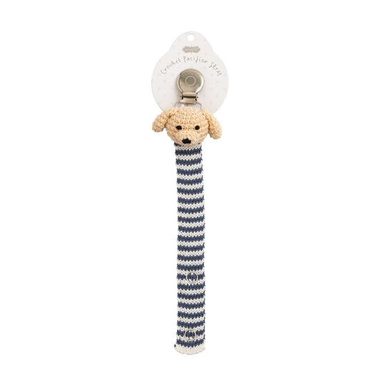 Dog Crochet Paci Clip