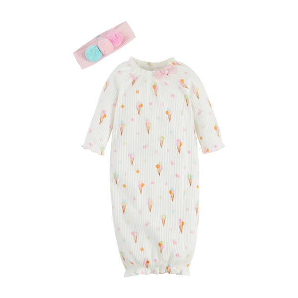 Ice Cream Gown Set