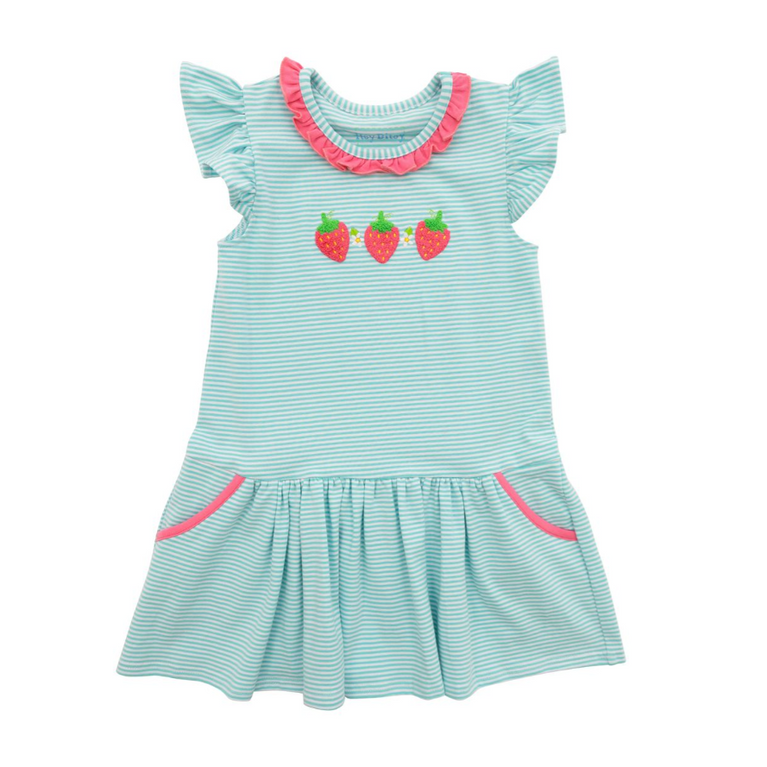 Strawberry Crochet Twirl Dress