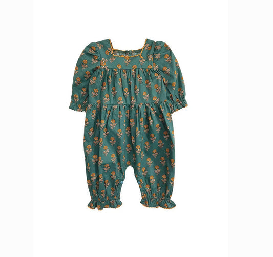 Green Ivy Autumn Romper