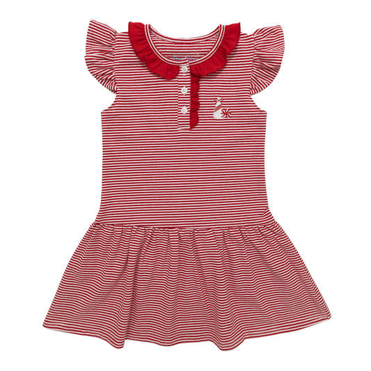 Red Stripe Game Day Dress