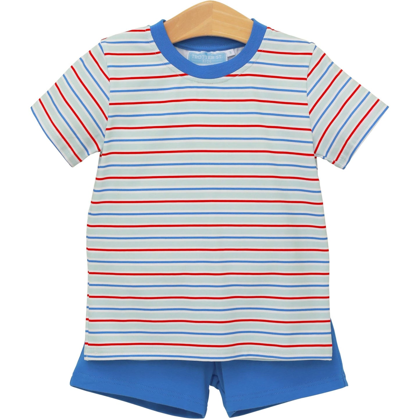 Andrew Short Set - Patriotic Stripe