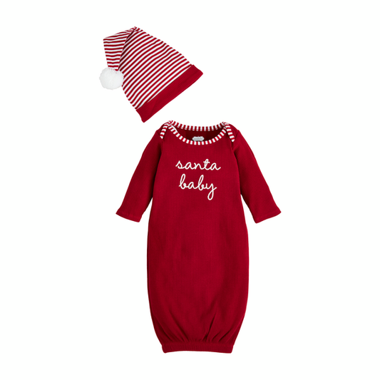 Santa Baby Gown Set