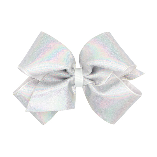 White Mirror Overlay Bow