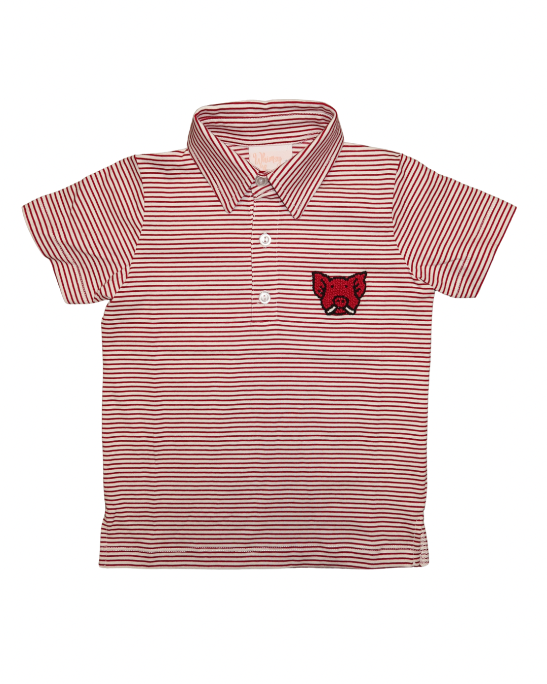 Woo Pig French-knot Polo