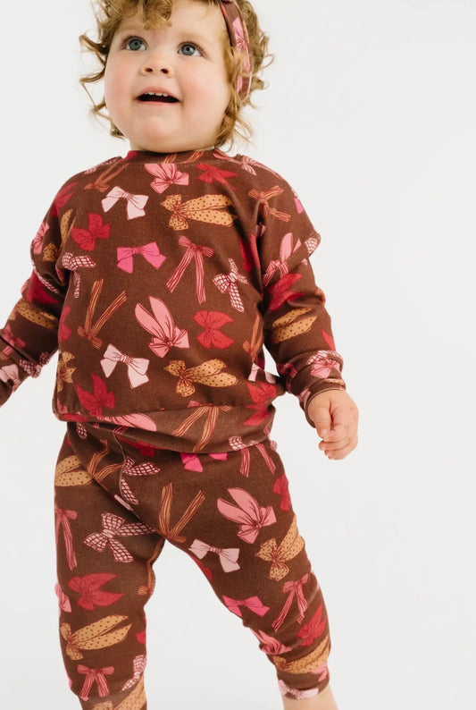 Darling Bows Crewneck Set