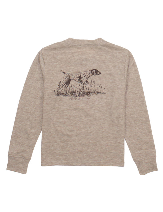 Portland Pocket Tee LS Pointer Sand