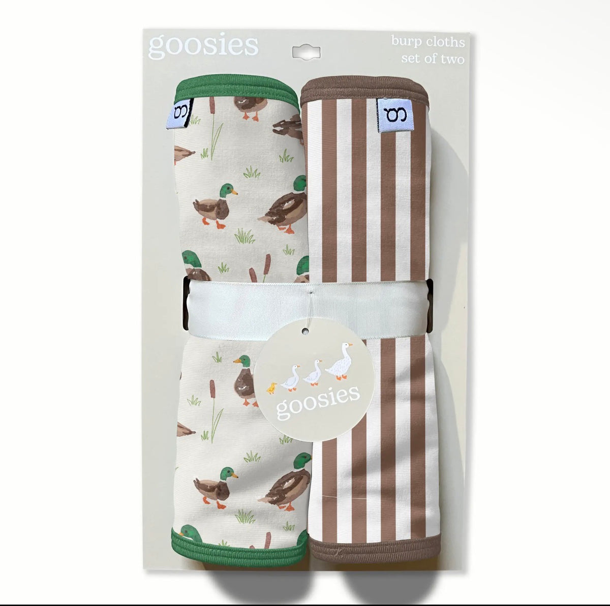 Mallard Drake Ducks- Burp Cloth Set