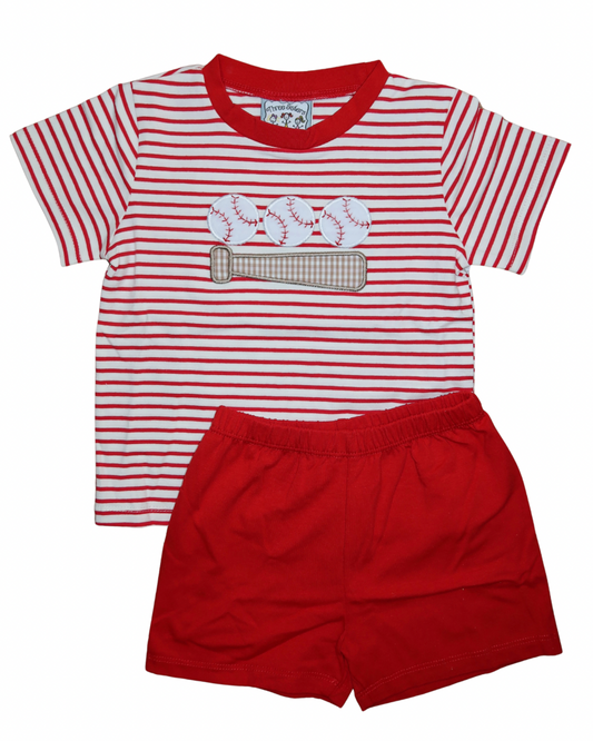 Play Ball Boy Short Set