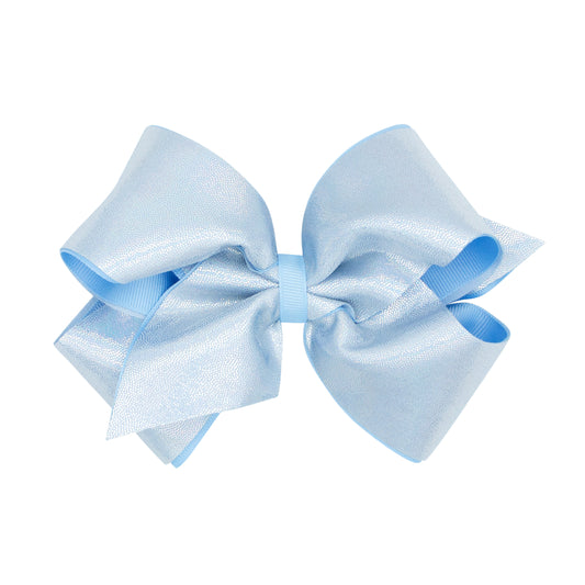 Blue Mirror Overlay Bow