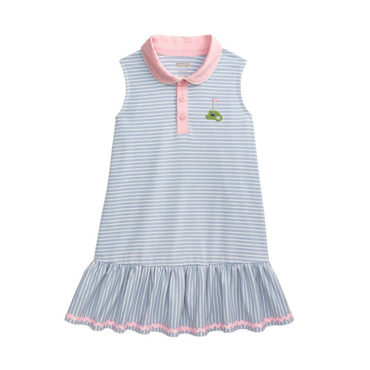 Golf EmbroideredCollared Dress
