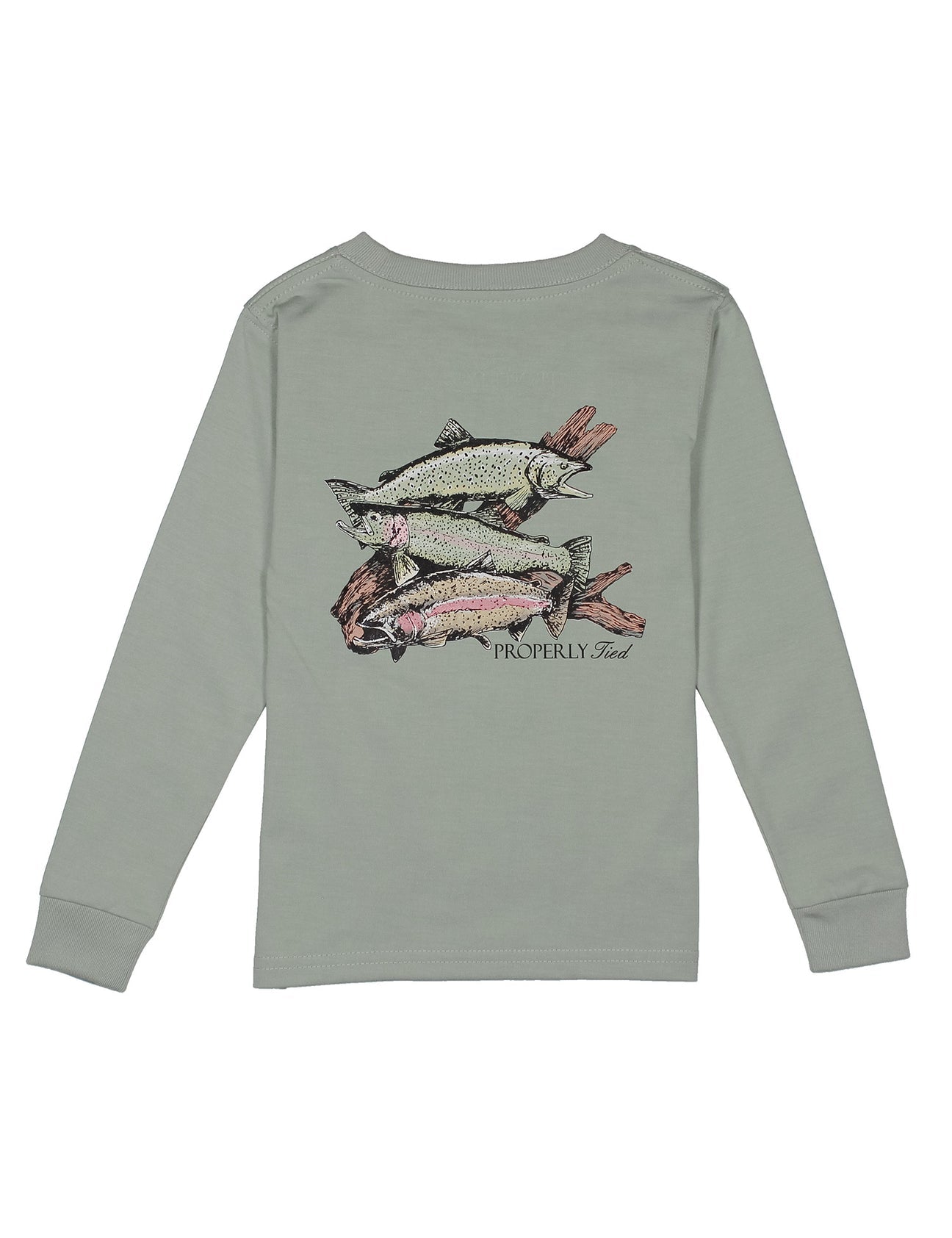 Trout Trio LS- Chrome Grey
