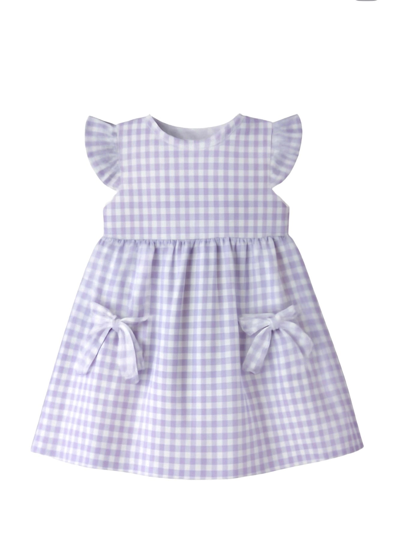 Harley Dress- Lilac Gingham