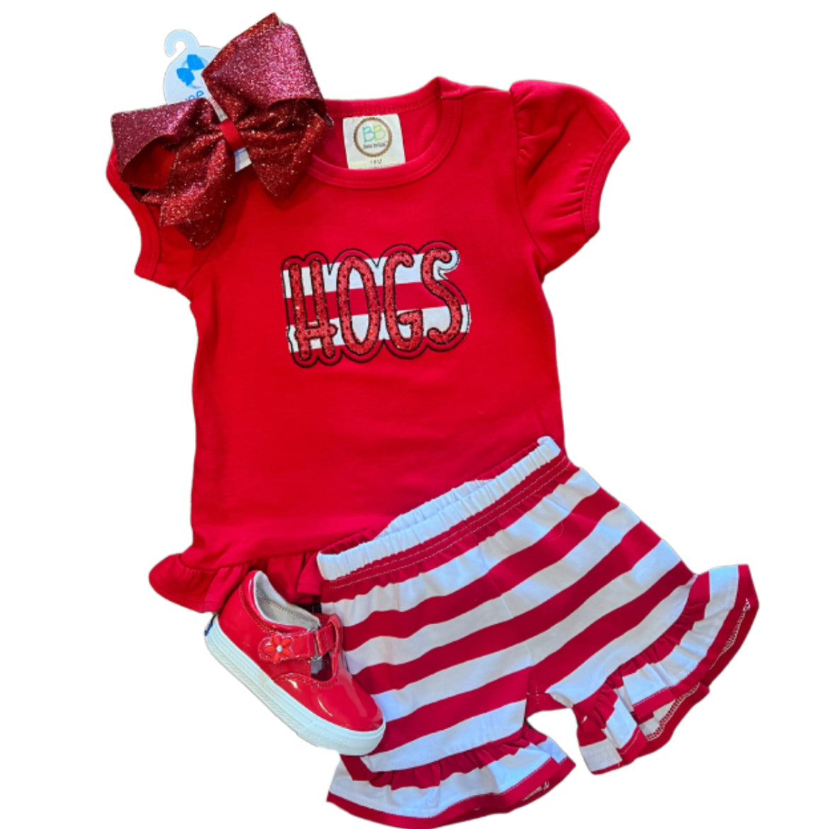 Hogs Sparkle Stripe Set