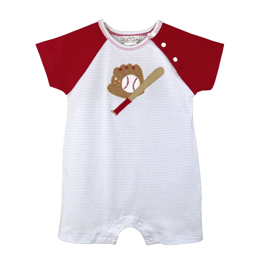 Baseball Knit Shortall