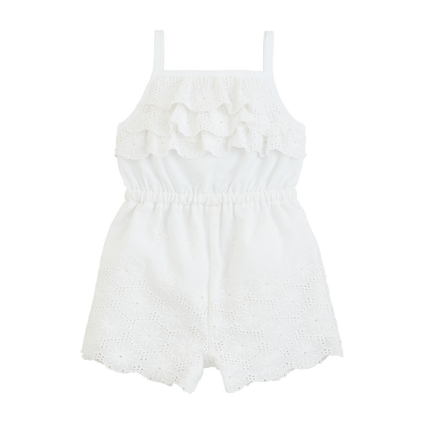 White Eyelet Romper