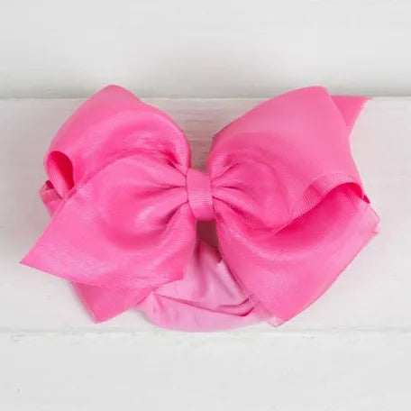 HPK Mini King Organza Overlay Bow Baby Band