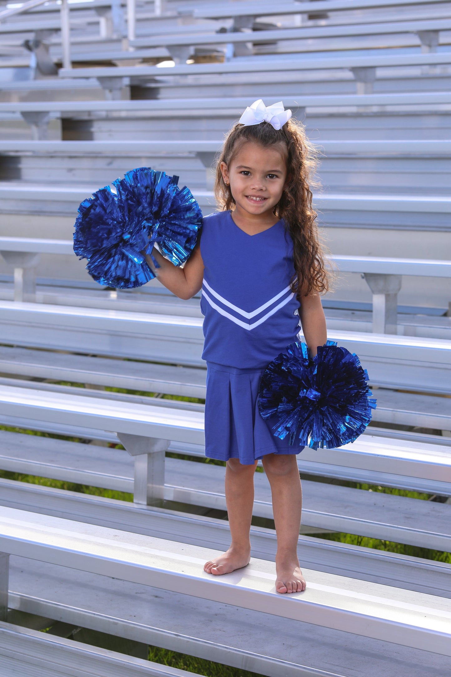 Royal Blue Cheer Uniform