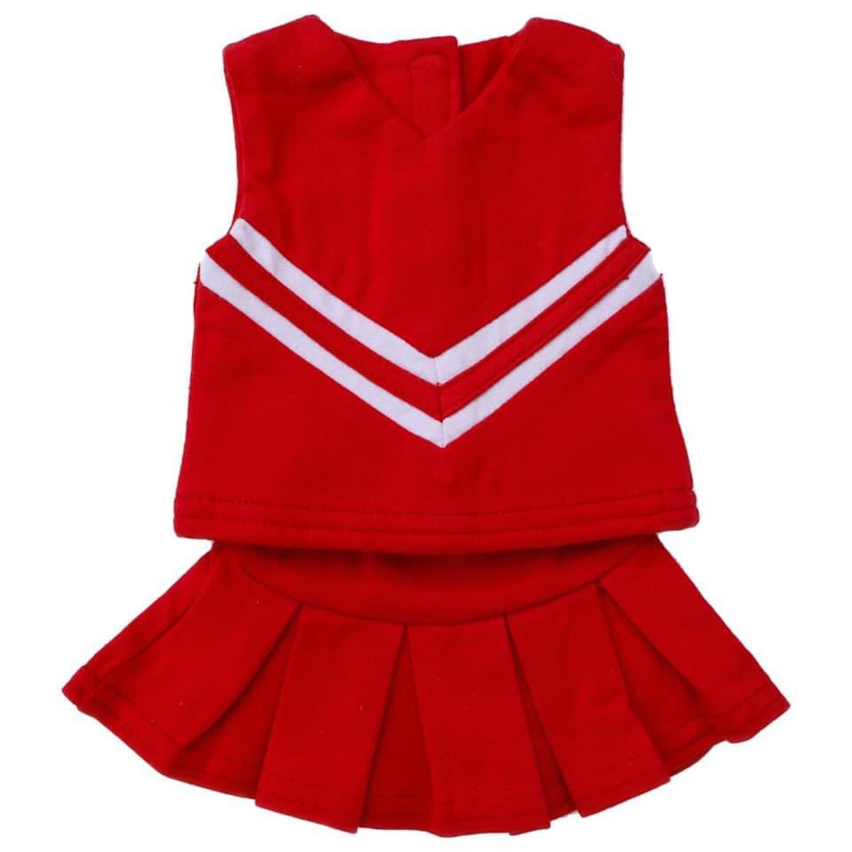 Red Cheer Uniform 18in DOLL