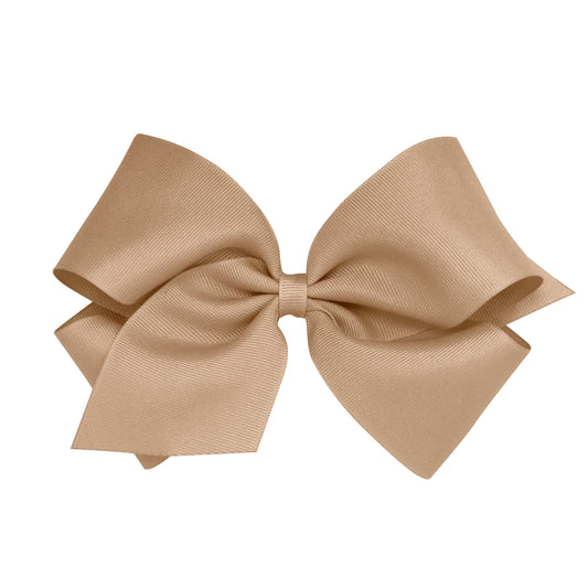 Oatmeal Grosgrain Bow