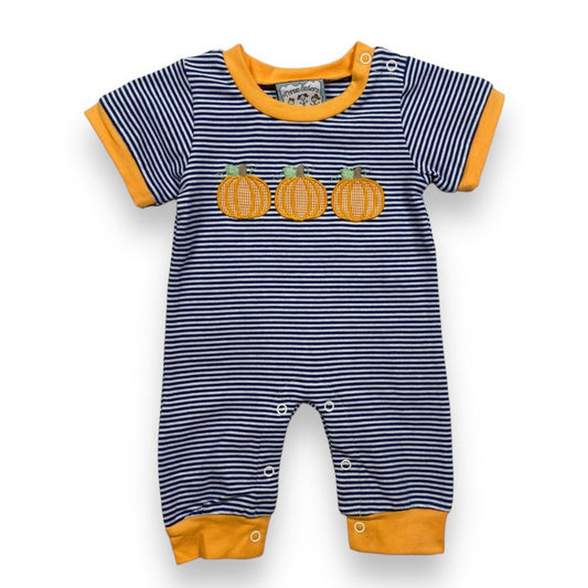 Pumpkin Appliqué Boy Romper