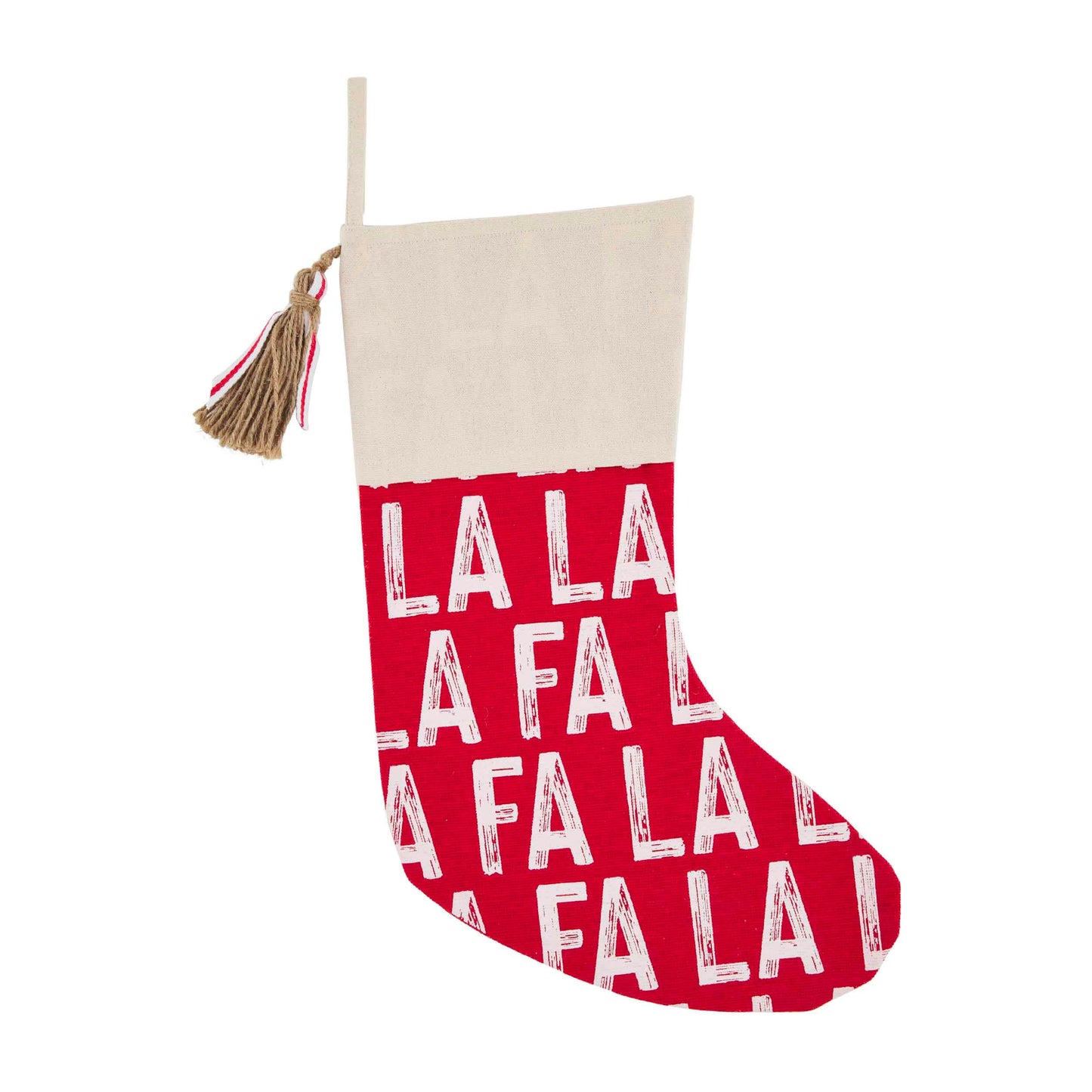 Fa La La Sentiment Stocking