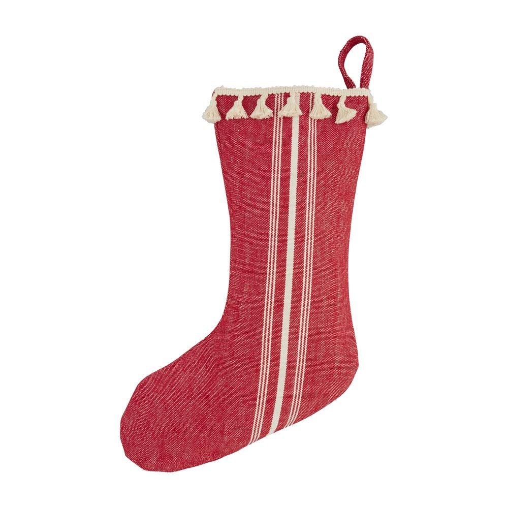 Grain Sack Red Stocking