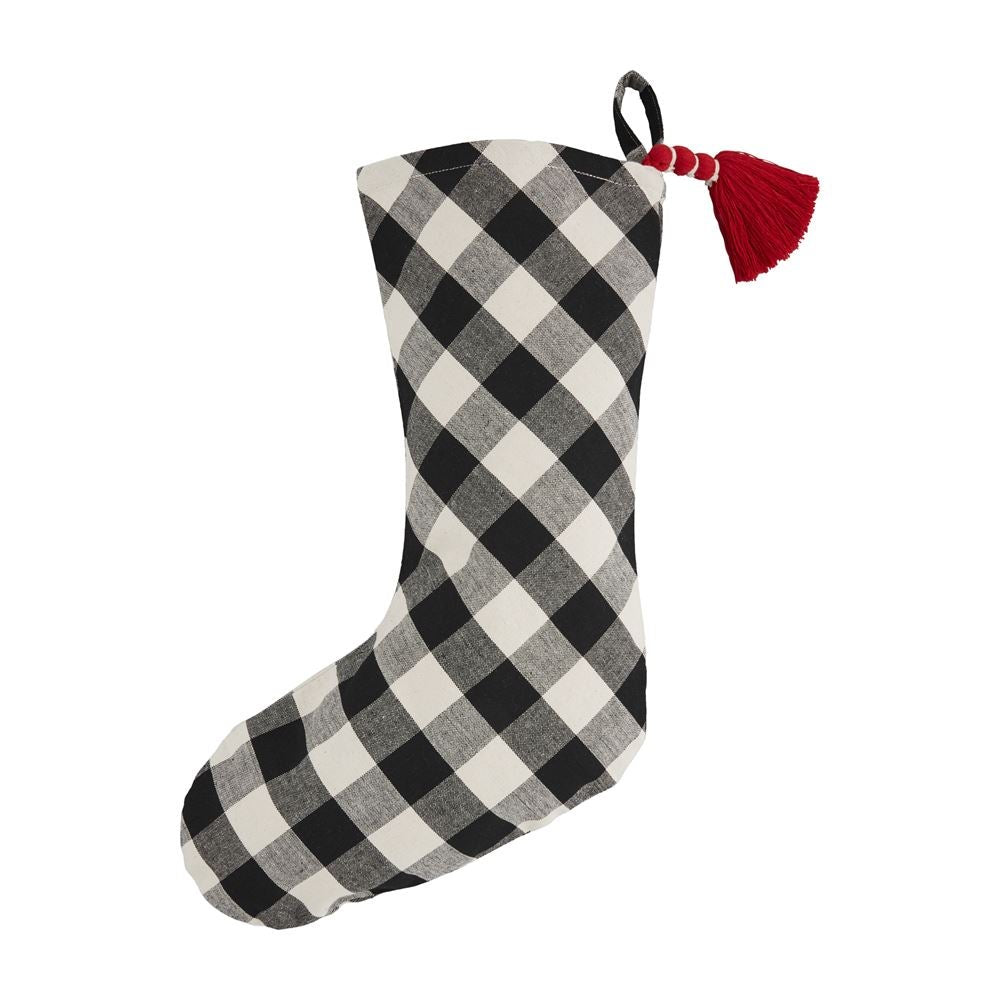 Black Buffalo Plaid Stocking