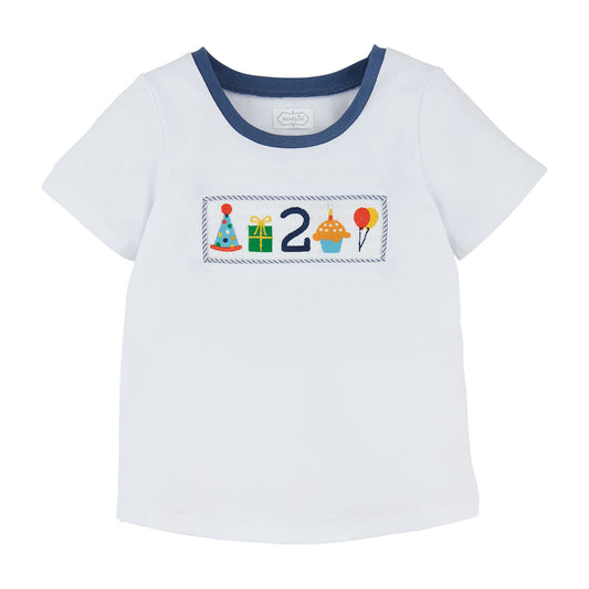 Birthday Boy Smocked 2 Tee