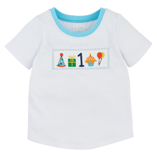 Birthday Boy Smocked 1 Tee
