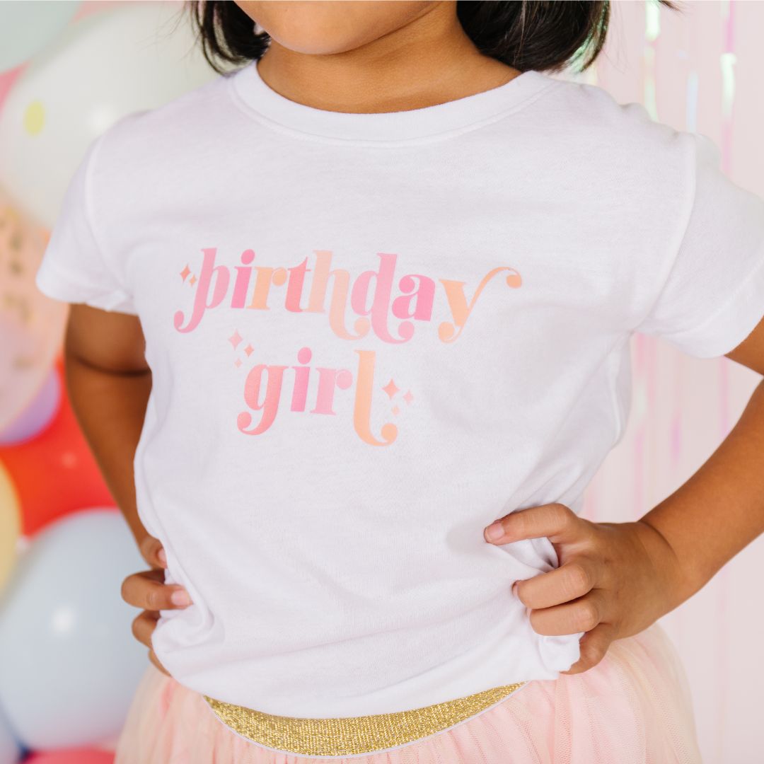 Birthday Girl Blush SS Tee