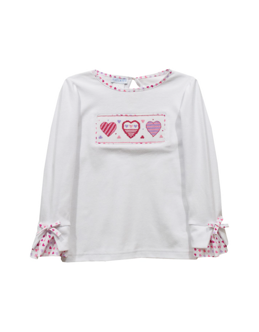 Smocked Valentine Shirt