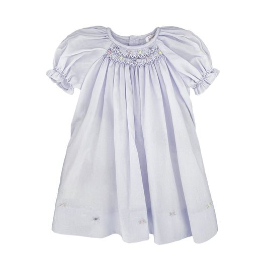 Lavender Smocked Raglan Sleeve