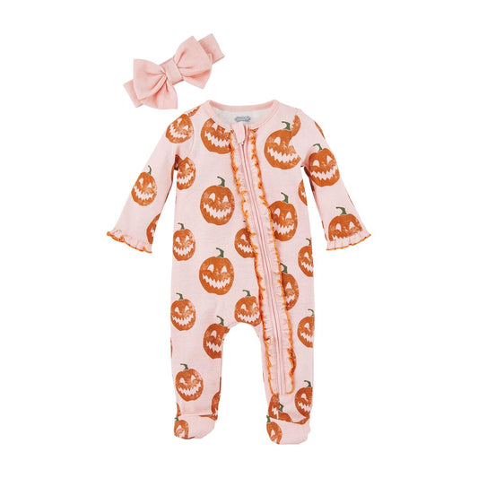 Pink Jack-O-Lantern Sleeper & HB