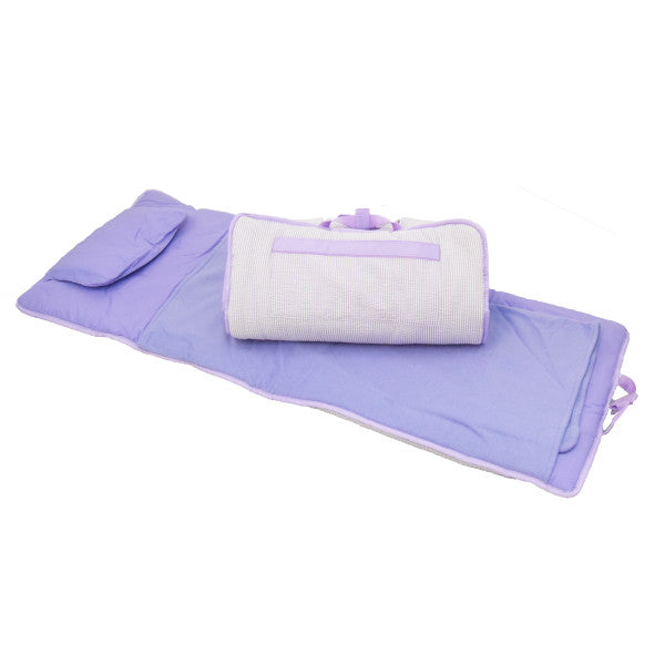 Purple Seersucker Nap Mat