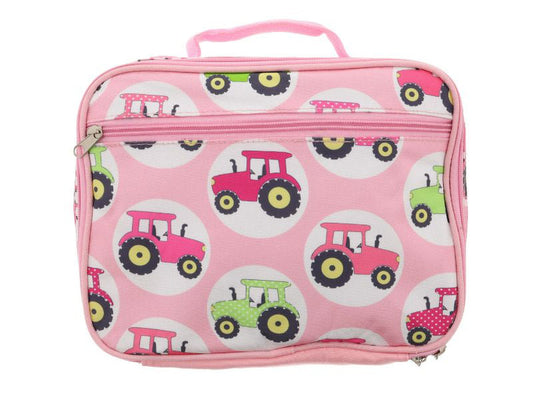 Big Pink Tractor Lunchbox