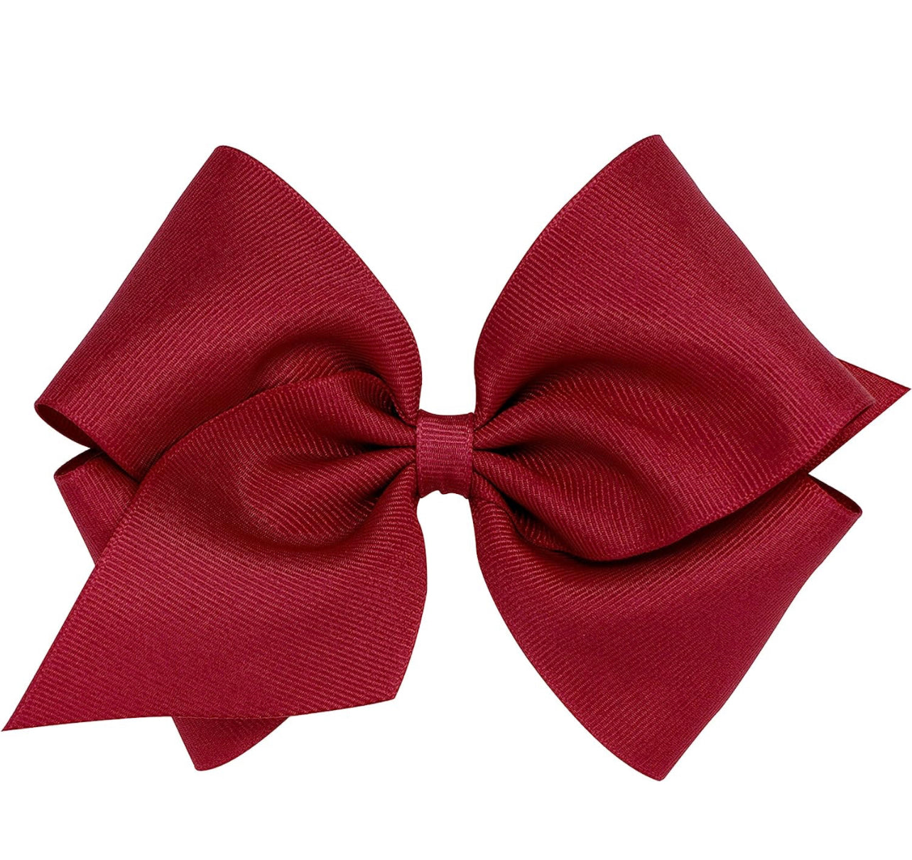 Cranberry Grosgrain Bow