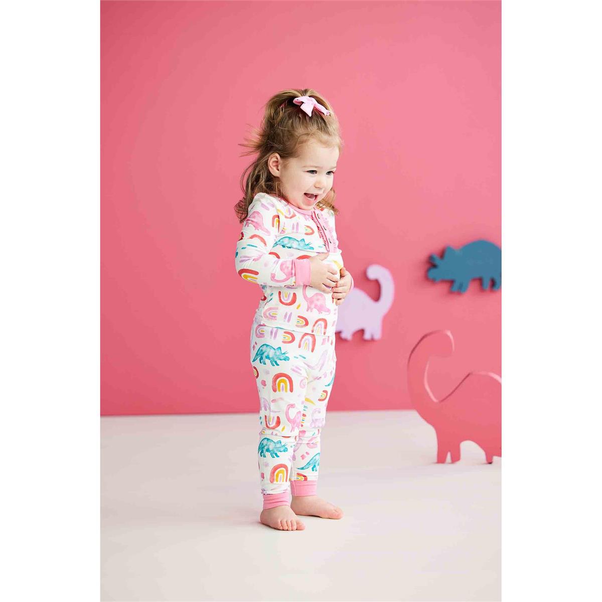 Pink Dino Pajamas