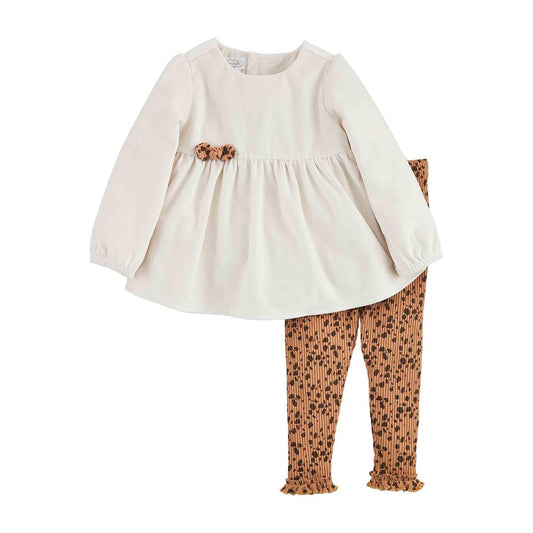 Velvet Fawn Toddler Tunic And Legging Set